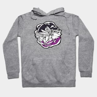 Asexual Pride Flag Desert Rose Mineral Mineralogy Geology Hoodie